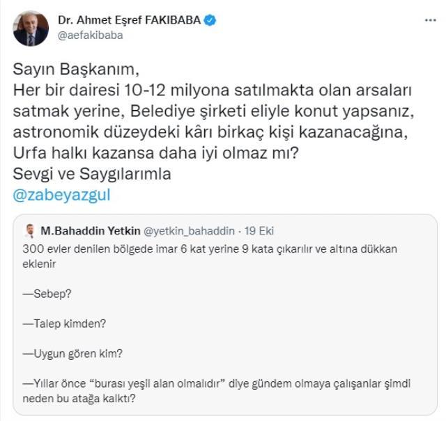 Fakıbaba'nın 'Siyasi ve ahlaki anlayışıma uygun değil' dediği isim kim? Şifre bir gün önceki paylaşımında