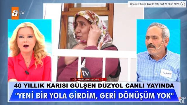 40 yıllık kocasını terk eden kadından Müge Anlı'yı şaşkına çeviren itiraf: Sevgilimle 10 yıldır beraberiz, karısın ölmesini bekledik 40 yıllık kocasını terk eden kadından Müge Anlı'yı şaşkına çeviren itiraf: Sevgilimle 10 yıldır beraberiz, karısın ölmesini bekledik