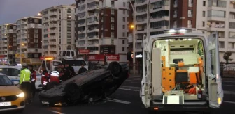Son dakika haberleri! Diyarbakır'da takla atan otomobilin sürücüsü öldü