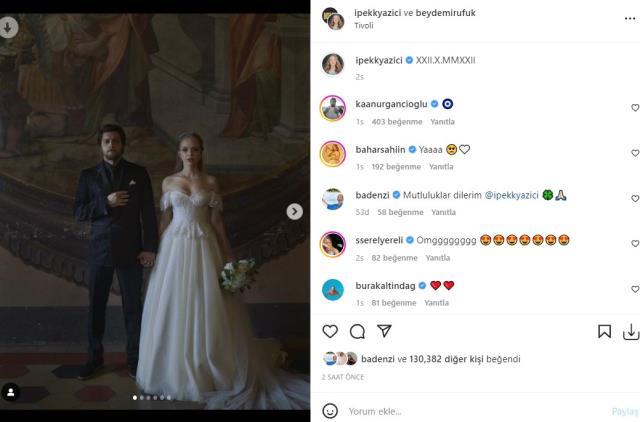 İpek Filiz Yazıcı ile Ufuk Beydemir, Roma'da nikah masasına oturdu İpek Filiz Yazıcı ile Ufuk Beydemir, Roma'da nikah masasına oturdu