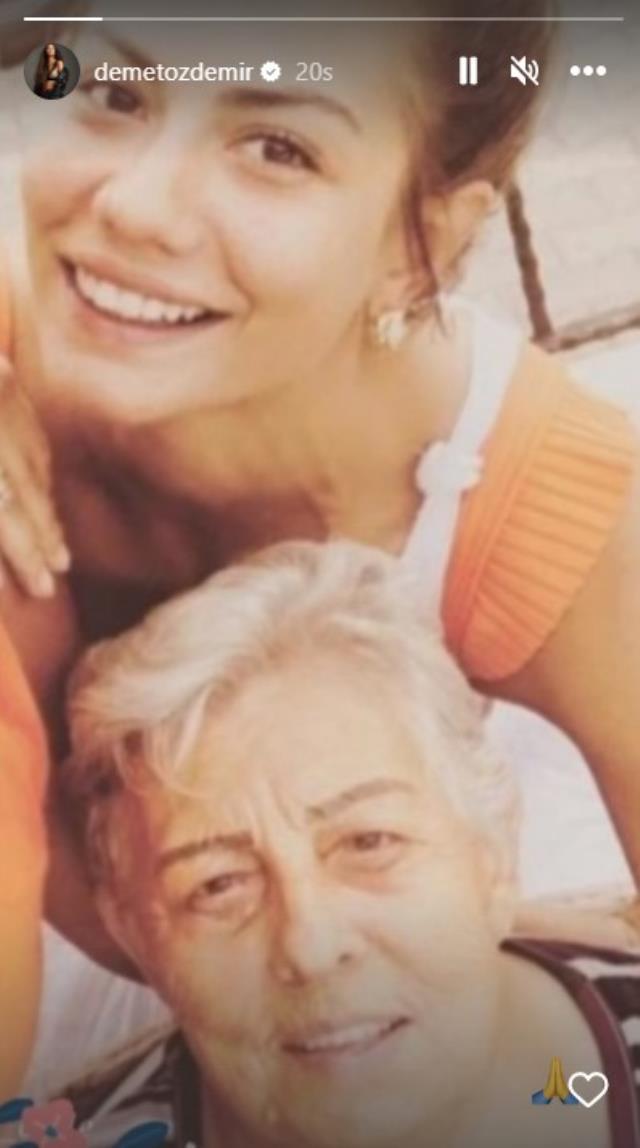 Oyuncu Demet Özdemir'in anneannesi hayatını kaybetti Oyuncu Demet Özdemir'in anneannesi hayatını kaybetti