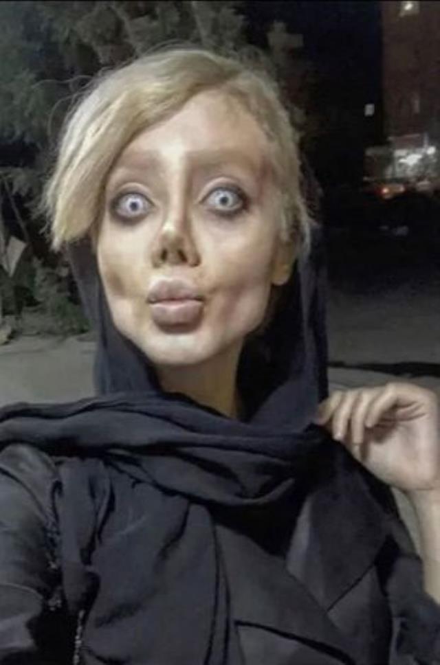 Görüntüsü tüyler ürpertmişti! Zombi Angelina Jolie'nin gerçek hali ilk kez ortaya çıktı