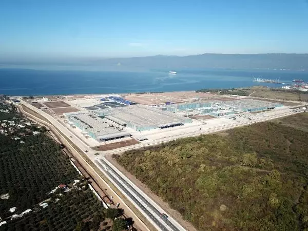 TOGG'un fabrikasının açılışına sayılı günler kala havadan dron'la görüntülendi