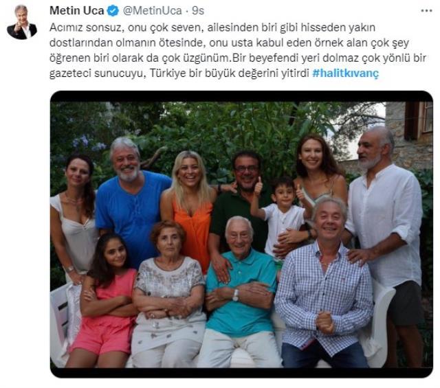 Usta gazeteci Halit Kıvanç'ın ölümü sanat dünyasını yıktı! Ünlü isimlerden peş peşe paylaşımlar geldi Usta gazeteci Halit Kıvanç'ın ölümü sanat dünyasını yıktı! Ünlü isimlerden peş peşe paylaşımlar geldi