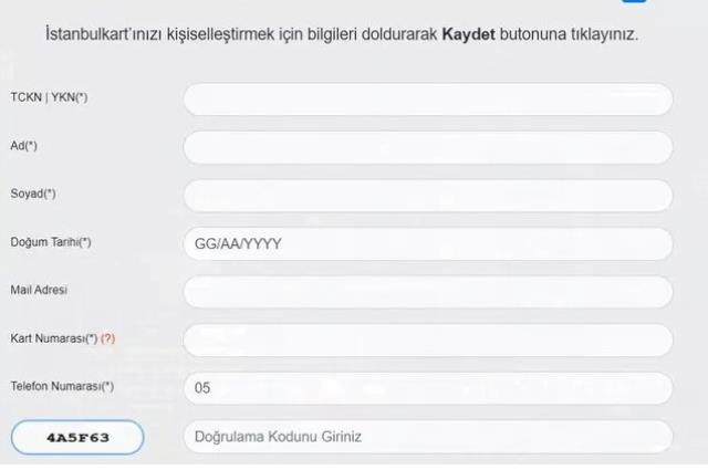 İstanbulkart kişiselleştirme nasıl yapılır? İstanbulkart kişiselleştirme ekranı 2022!