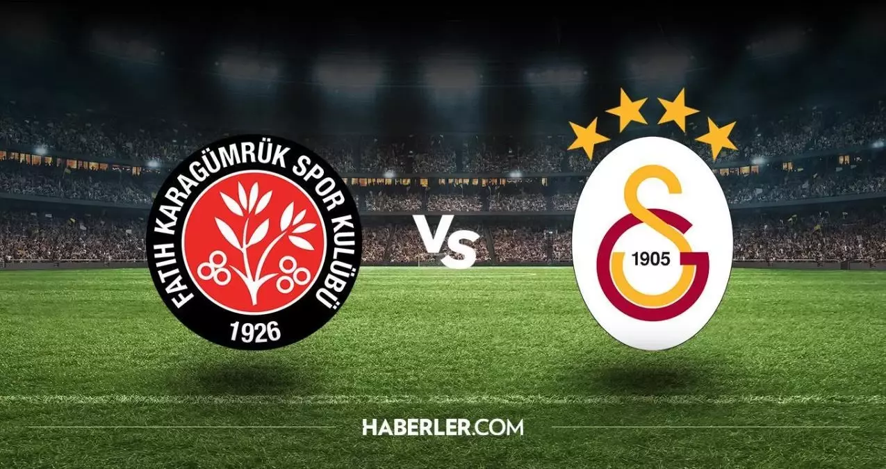 Fatih Karagümrük-Galatasaray canlı izle! 28 Ekim Vavacars Fatih Karagümrük-Galatasaray maçını canlı HD izle! HD maç izleme linki!