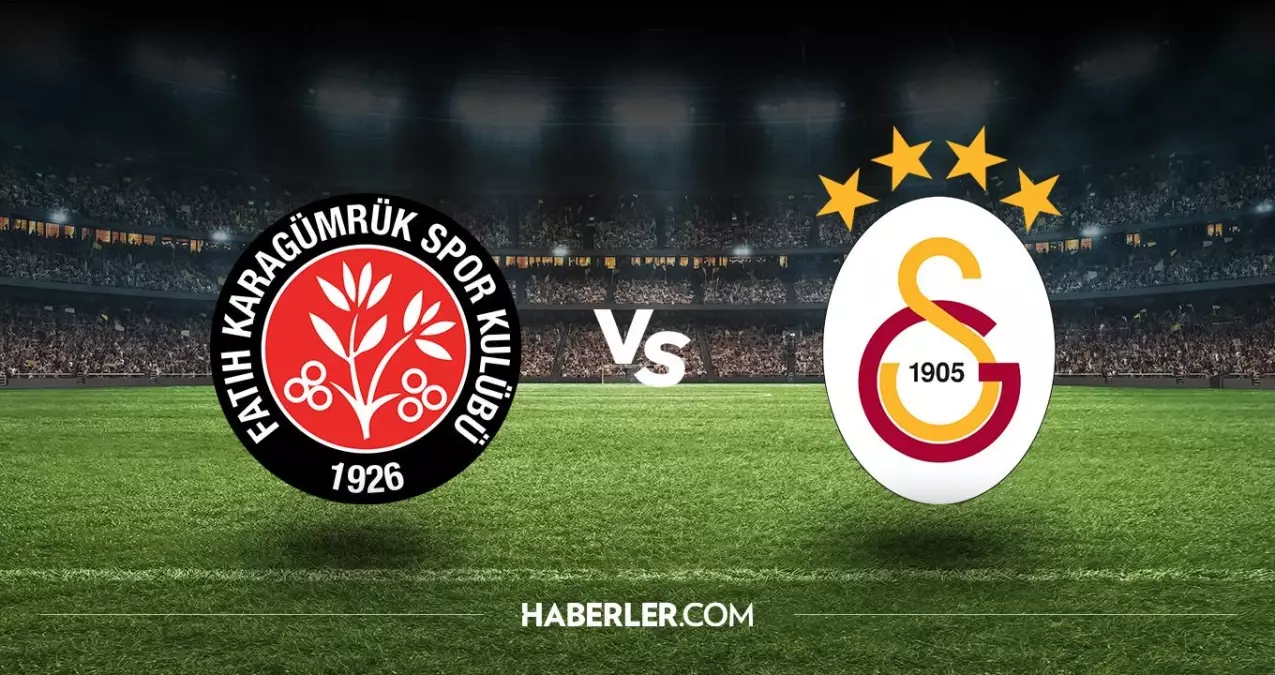 Fatih Karagümrük - Galatasaray maçı ne zaman? Fatih Karagümrük - Galatasaray maçı hangi kanalda, saat kaçta? şifreli mi?