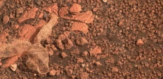 Mars'ta limon filesine benzeyen insan çöpünün bulunduğu iddiası