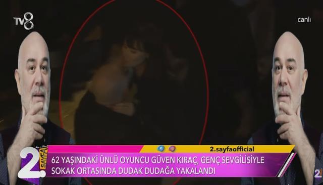 Oyuncu Güven Kıraç, uğruna evliliğini bitirdiği genç aşkıyla öpüşürken görüntülendi Oyuncu Güven Kıraç, uğruna evliliğini bitirdiği genç aşkıyla öpüşürken görüntülendi