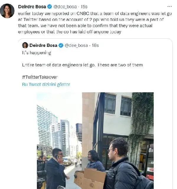 Twitter'dan kovulduk diye şaka yaptılar