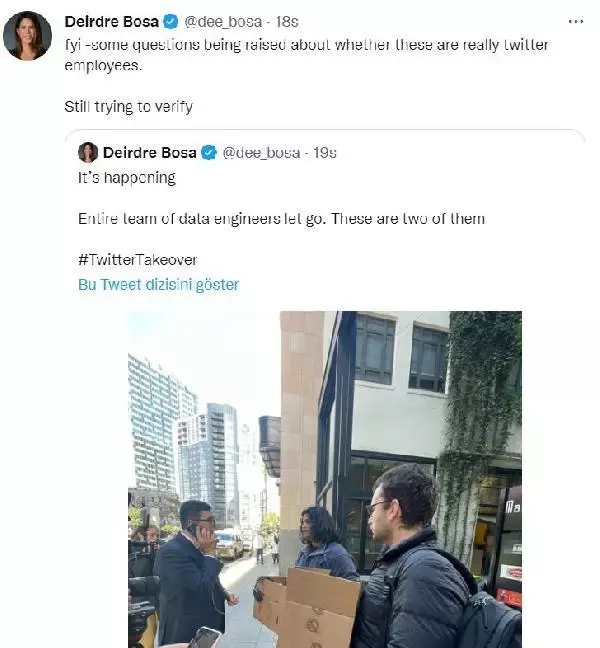 Twitter'dan kovulduk diye şaka yaptılar