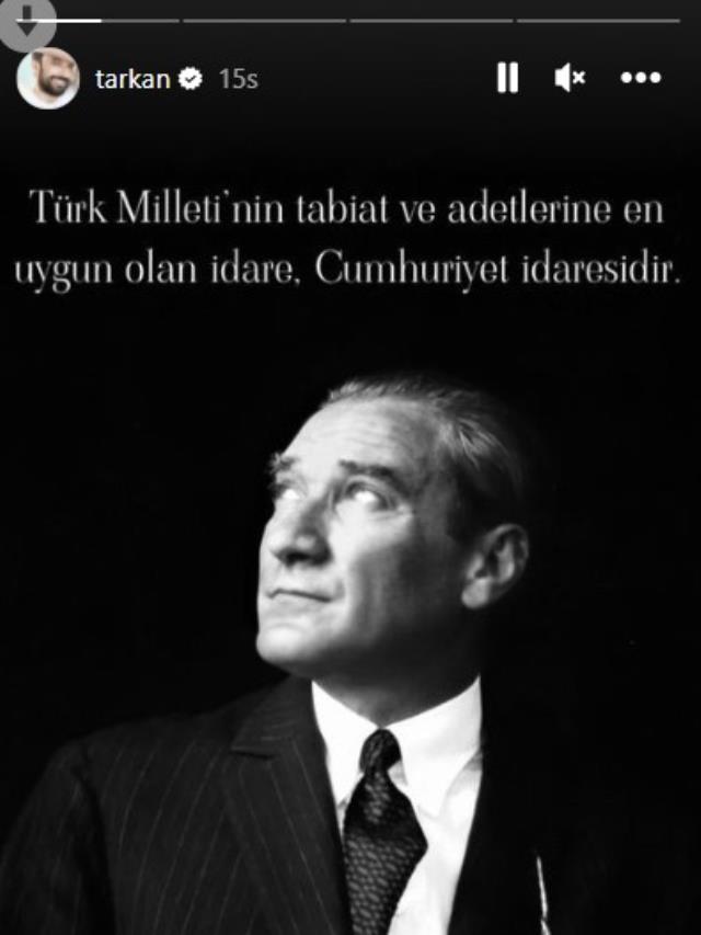 Ünlülerin Cumhuriyet Bayramı paylaşımları! Sanatçı Ebru Yaşar, Anıtkabir'i ziyaret etti