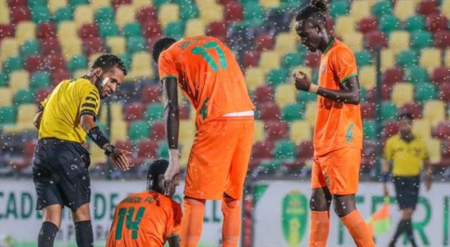 Stadyumdakiler ne olduğunu anlamadı! Dev böcek sürülerinin istilası maçı oynatmadı