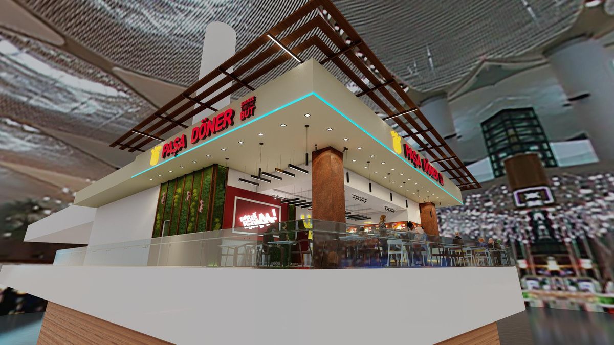 DÜNYA'NIN EN BÜYÜK HAVALİMANI'NDA PAŞA DÖNER EN BÜYÜK ŞUBESİNİ AÇTI