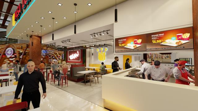 DÜNYA'NIN EN BÜYÜK HAVALİMANI'NDA PAŞA DÖNER EN BÜYÜK ŞUBESİNİ AÇTI