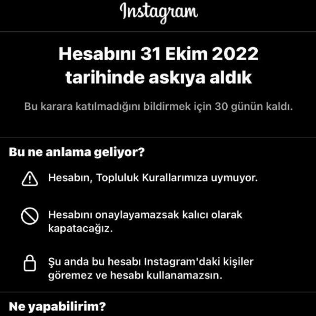Instagram itiraz formu 2022! İnstagram askıya alınan hesaba itiraz etmek için hangi form doldurulur? İnstagram güncel itiraz formu linki!