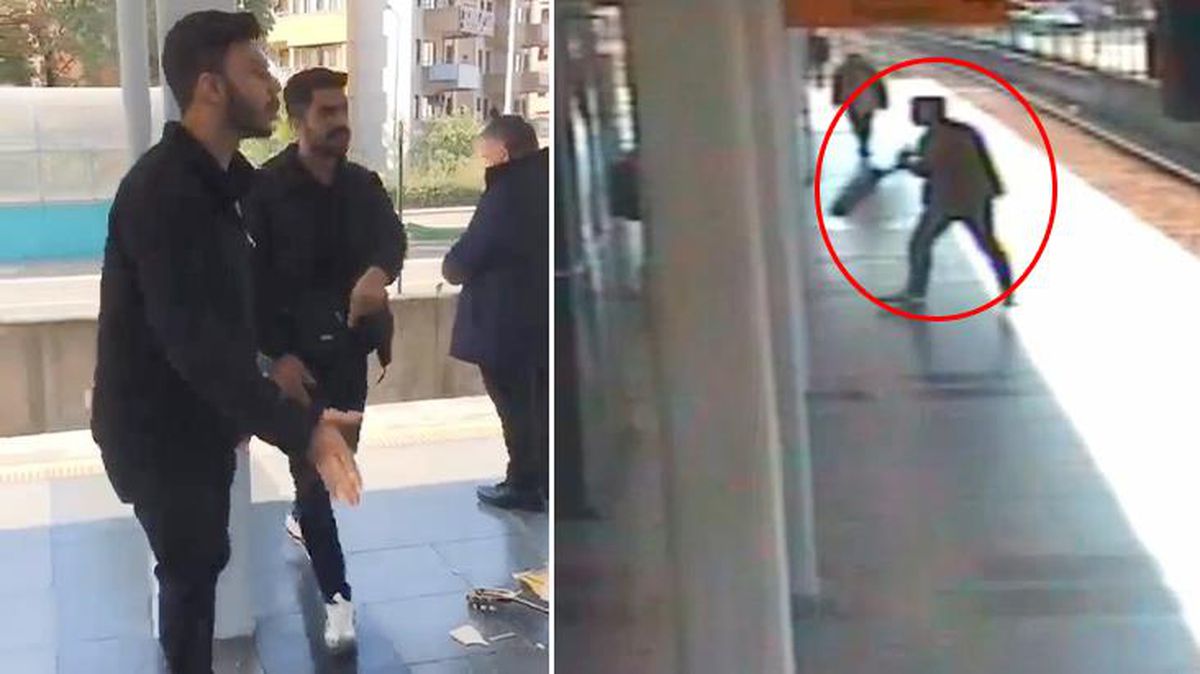 Zabıtaya sinirlenen sokak müzisyenleri gitarını paramparça etti