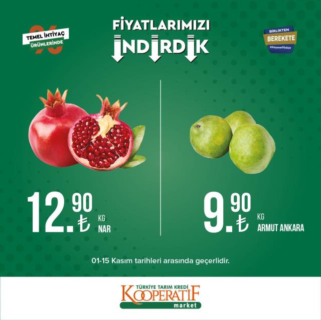 Tarım Kredi marketlerinde yeni indirim kampanyası! İşte fiyatı düşen ürünler