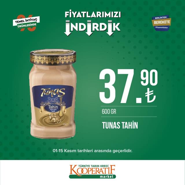 Tarım Kredi marketlerinde yeni indirim kampanyası! İşte fiyatı düşen ürünler