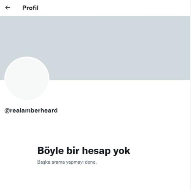 Amber Heard'ün Twitter hesabına ne oldu? Elon Musk Amber Heard'ün Twitter hesabını kapattırdı mı?