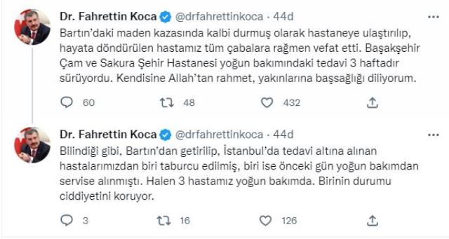 Bartın'daki faciada hayatını kaybeden maden işçilerimizin sayısı 42'ye yükseldi