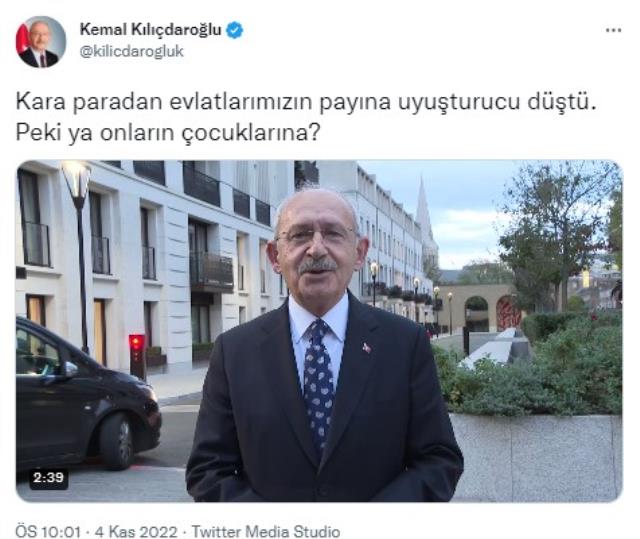 Saat 22.00'yi işaret eden Kılıçdaroğlu beklenen paylaşımı yaptı: Sevgili halkım bu seçimde 2 Türkiye var önünüzde