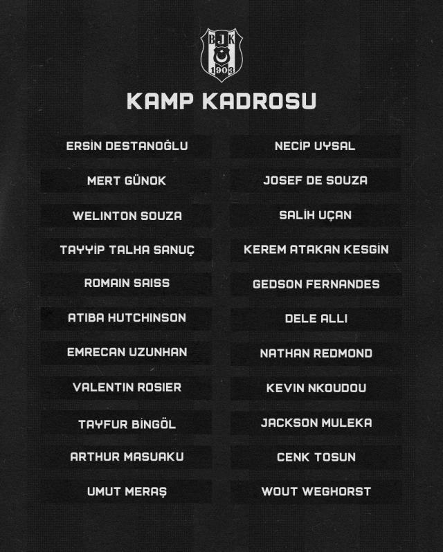 Şenol Güneş'ten büyük sürpriz! Beşiktaş'ın derbi kadrosuna bir ilk yaşandı Şenol Güneş'ten büyük sürpriz! Beşiktaş'ın derbi kadrosuna bir ilk yaşandı