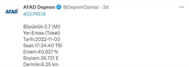 Tokat'ta artçı depremler devam ediyor mu? Tokat'ta kaç büyüklüğünde deprem oldu?