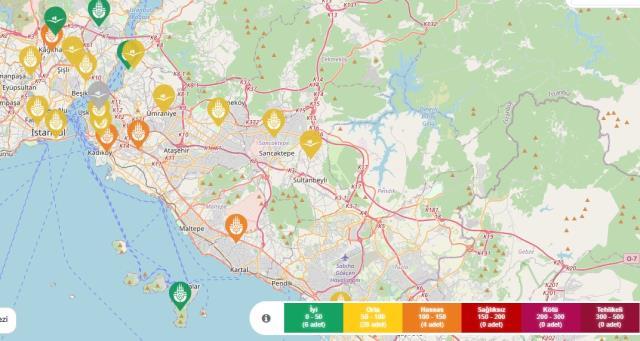 İstanbul'da hava kirliliği tehlikeli seviyelere dayandı İstanbul'da hava kirliliği tehlikeli seviyelere dayandı