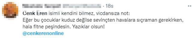 Köpeğin ısırdığı çocuğun kuduz olduğuna inanmayan Cenk Eren, tepkilerin ardından paylaşımını sildi Köpeğin ısırdığı çocuğun kuduz olduğuna inanmayan Cenk Eren, tepkilerin ardından paylaşımını sildi