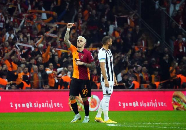 Mauro Icardi derbide resital yaptı! Galatasaray, Beşiktaş'a şans tanımadı