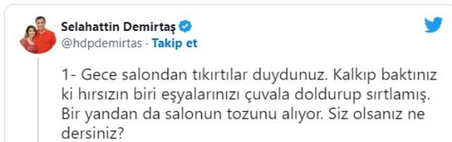 Selahattin Demirtaş'tan 4 soruluk anket