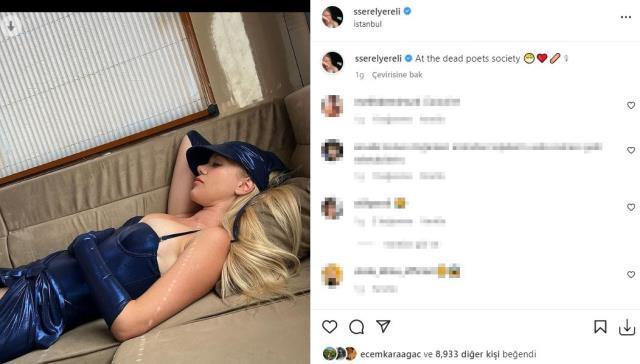 Serel Yereli, göğüs dekolteli elbisesiyle sere serpe uzanarak poz verdi Serel Yereli, göğüs dekolteli elbisesiyle sere serpe uzanarak poz verdi