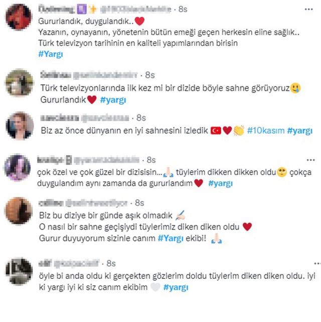 Yargı dizisine damga vuran 10 Kasım sahnesi! Dizi 1 dakikalığına durdu, herkes saygı duruşuna geçti