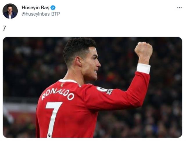 6'lı masaya katılacağı konuşulan Hüseyin Baş'tan 'Ronaldo' paylaşımı