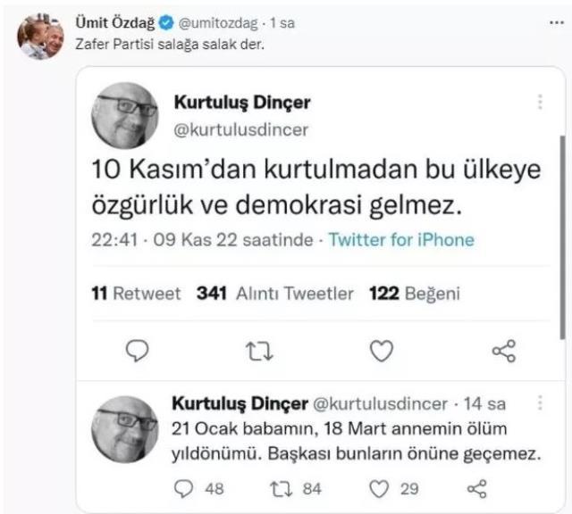 Atatürk hakkında seviyesiz sözlerde bulunan profesöre Özdağ'dan yanıt: Zafer Partisi salağa salak der