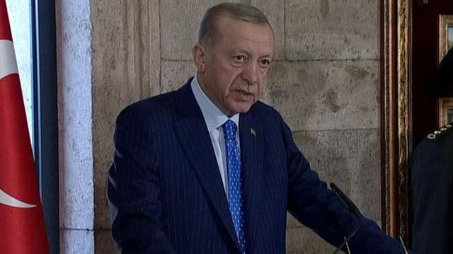 Devlet erkanı, Gazi Mustafa Kemal Atatürk'ün 84'ncü ölüm yıldönümü nedeniyle Anıtkabir'de