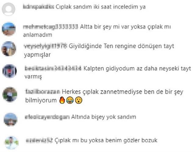 Serel Yereli ten rengi taytıyla poz verdi, her gören çıplak zannetti