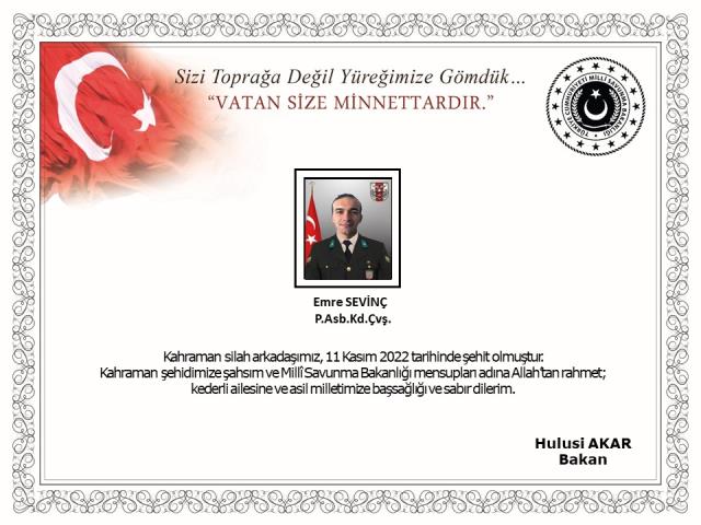 Pençe Kilit bölgesinden acı haber! Teröristlerin ateş açması sonucu 1 asker şehit oldu