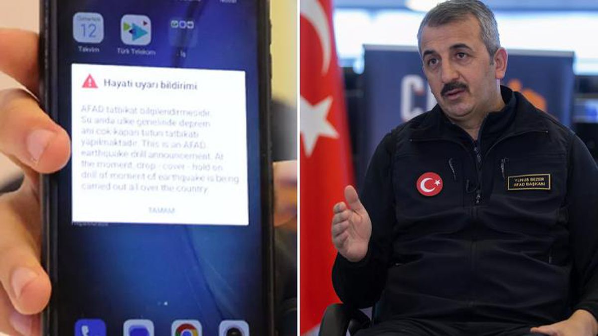 Bazı telefonlara tatbikat bildirimi gelmedi! Nedenini AFAD Başkanı anlattı