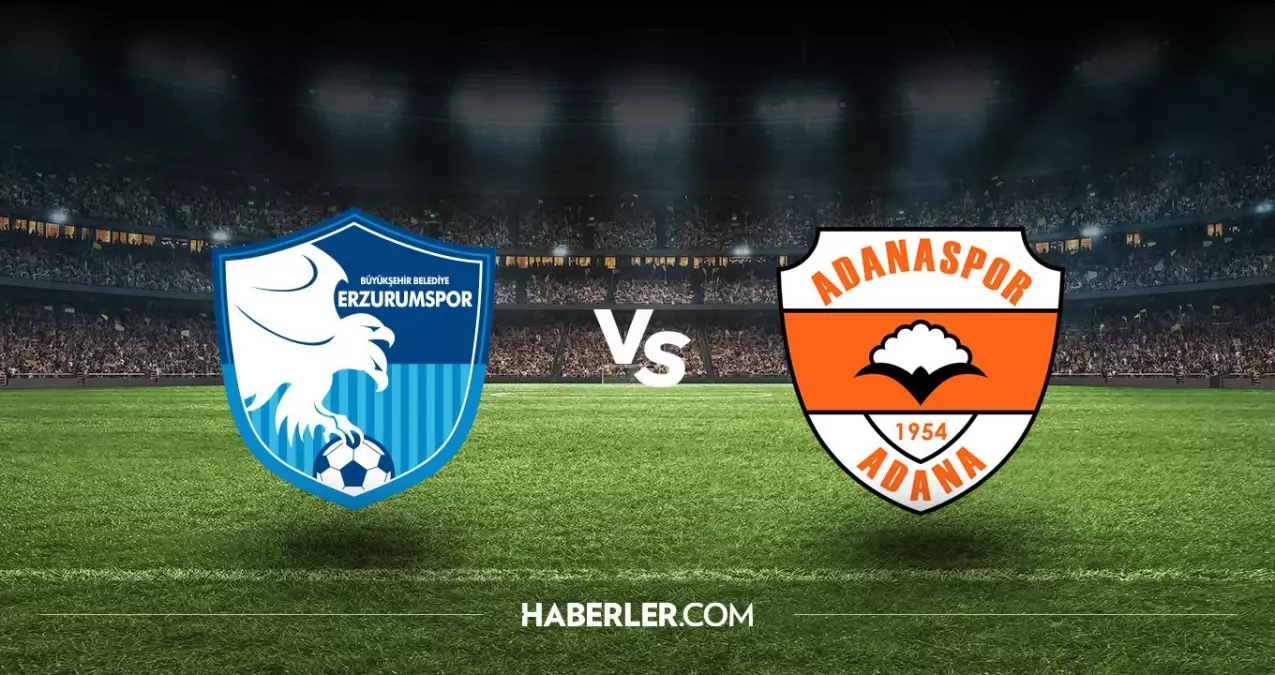 Erzurumspor - Adanaspor maçı ne zaman? Erzurumspor - Adanaspor maçı hangi kanalda, saat kaçta? şifreli mi?