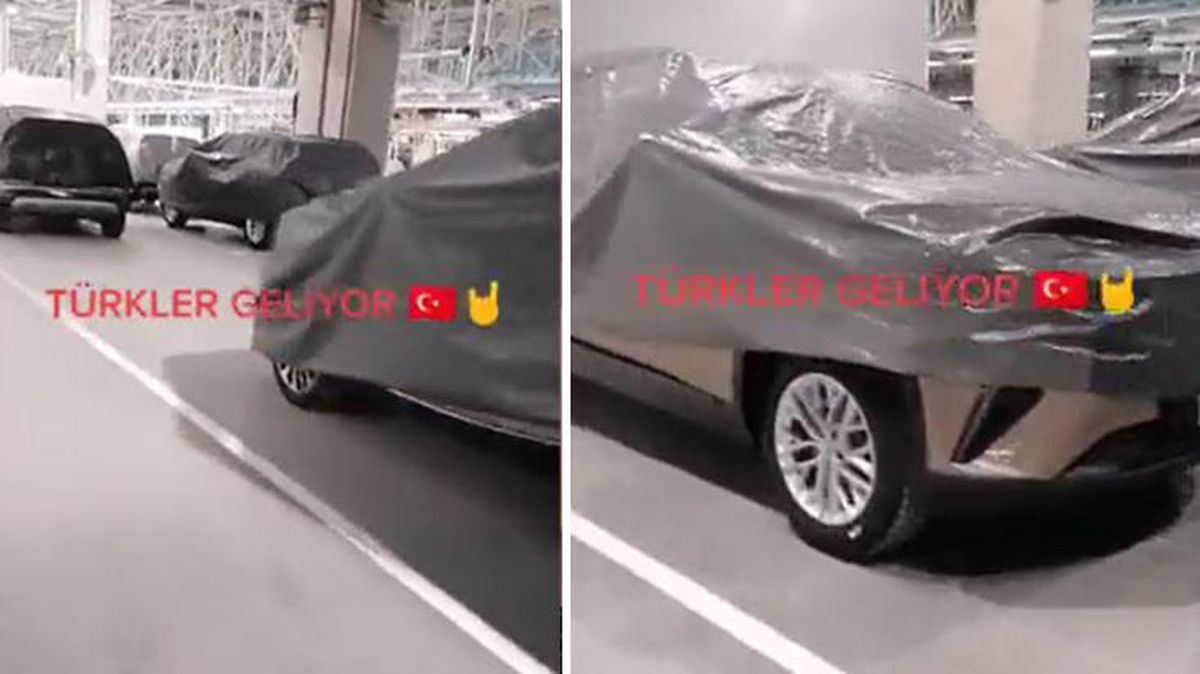 Togg fabrikasından yeni görüntü! İşçilerden biri 'Türkler geliyor' notuyla paylaştı
