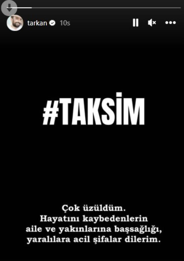 Ünlü isimler Taksim'deki patlamaya sessiz kalmadı! Alişan, beddualar savurdu