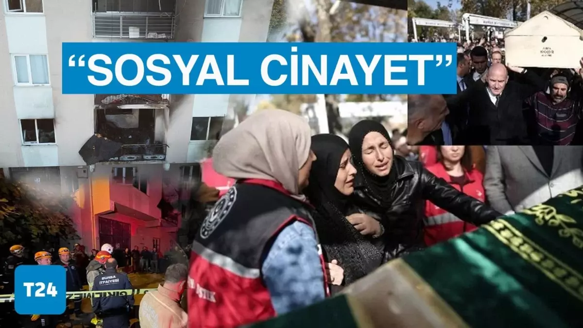 Yan yana 9 tabut, 8'i çocuk; yangın Suriyeli aileyi yok etti