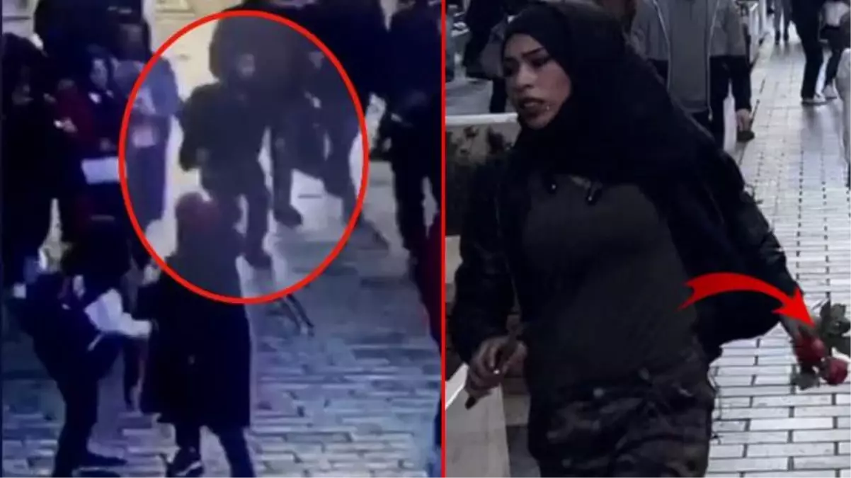 İstiklal'den kaçarken elinde tuttuğu gül bir mesaj mı? Uzmanlar kameraya yansıyan görüntüyü yorumladı