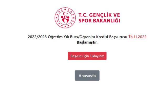 SON DAKİKA! KYK burs başvuruları başladı! KYK burs başvuruları başladı mı? KYK burs başvuru ekranı 2022!