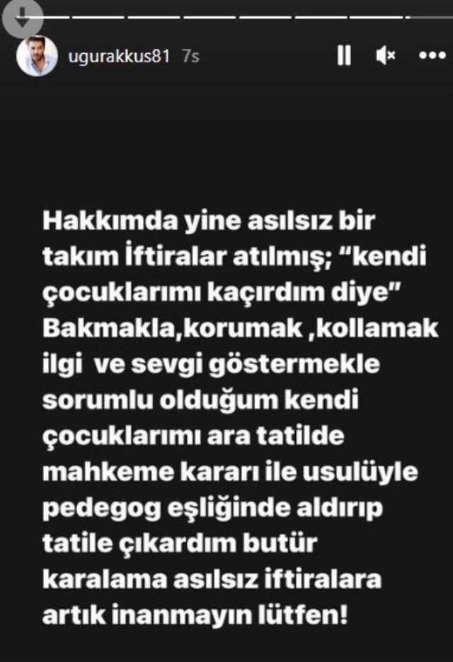 Gonca Derin'den eski eşi Uğur Akkuş'a suçlama: Kızımı kaçırıp şiddet uyguluyor