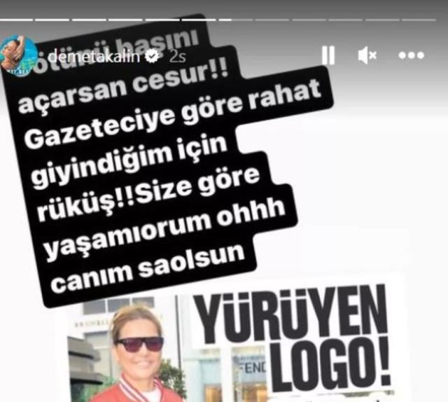 'Rüküş' yorumlarına sinirlenen Demet Akalın, açtı ağzını yumdu gözünü