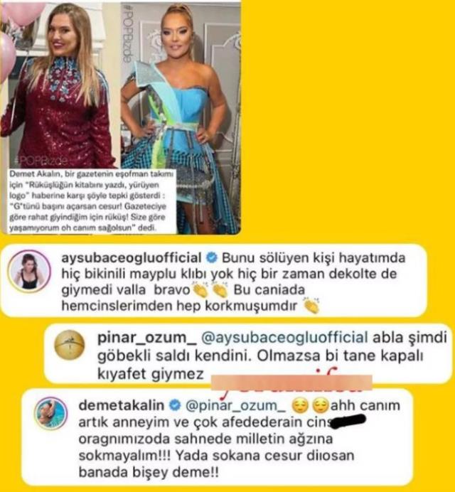 'Rüküş' yorumlarına sinirlenen Demet Akalın, açtı ağzını yumdu gözünü