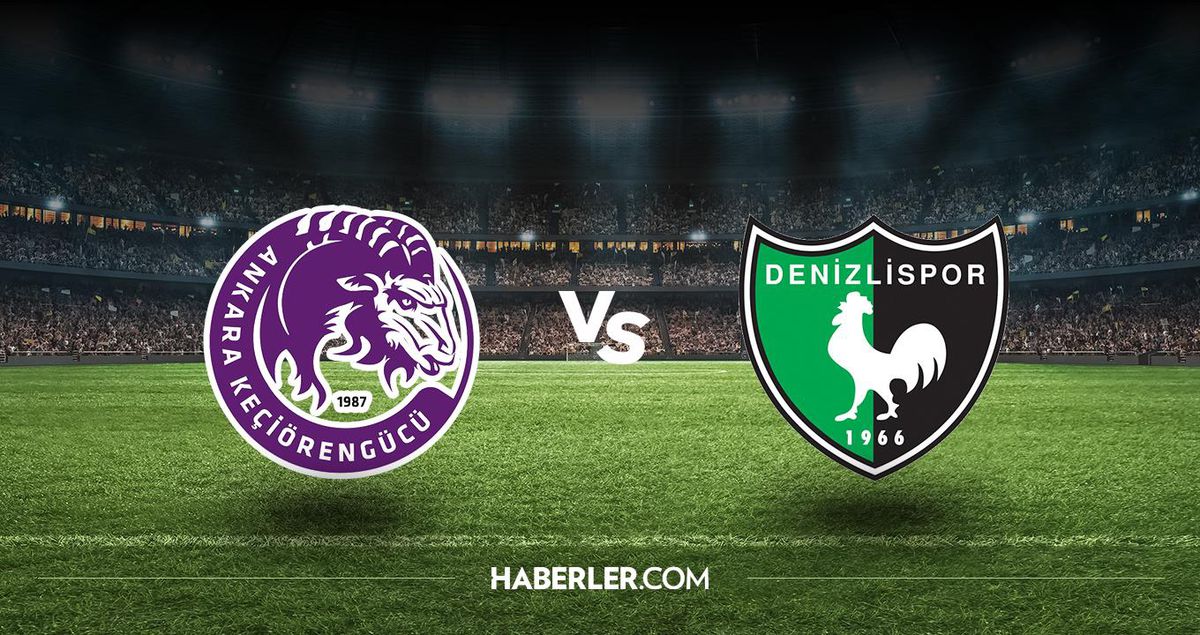 Keçiörengücü - Denizlispor maçı canlı izle! Keçiörengücü - Denizlispor maçı hangi kanalda? Keçiörengücü - Denizlispor maçı canlı izleme linki!
